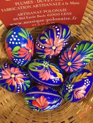 Oeuf de Pâques Bois Pologne Pisanki