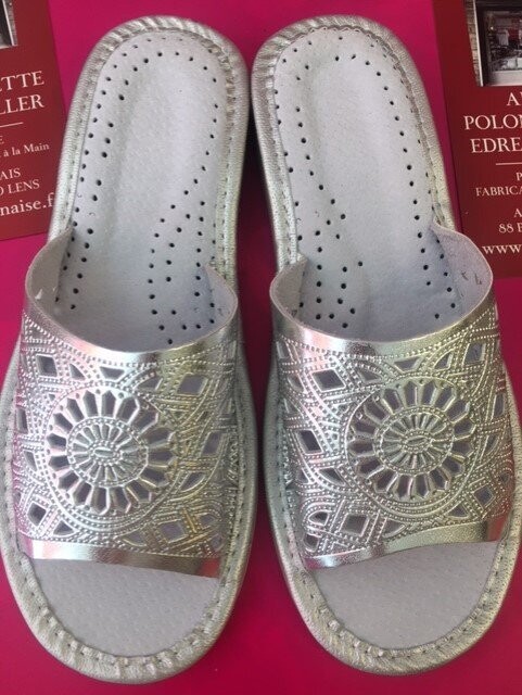 Pantoufles femme nus pieds