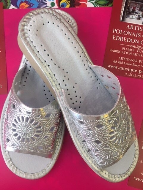 Pantoufles femme nus pieds