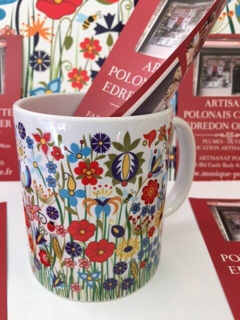 MUG FOLK Polonais Fleurs Kaszube