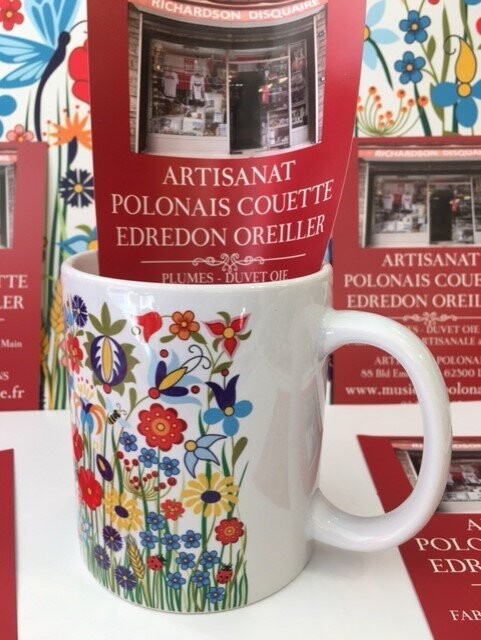 MUG FOLK Polonais Fleurs Kaszube