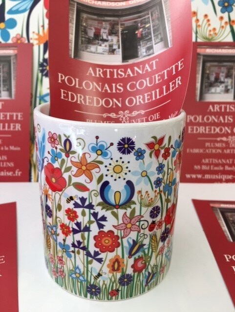 MUG FOLK Polonais Fleurs Kaszube