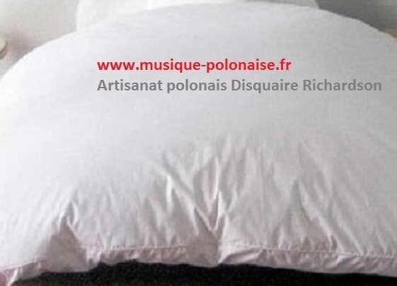 Edredon en duvet d'oie 160x200  Pierzyna 3200gr Fabrication en cours