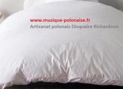 Edredon en duvet d'oie 160x200  Pierzyna 3200gr Fabrication en cours