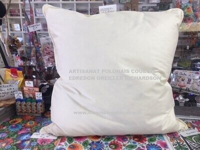 Oreiller en plumes et duvet d'oie 65X65 ferme 1300gr. Oreiller en plumes et duvet d'oie 65X65 ferme 1300gr.