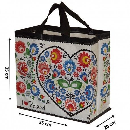 Sac de course cabas I love Polska