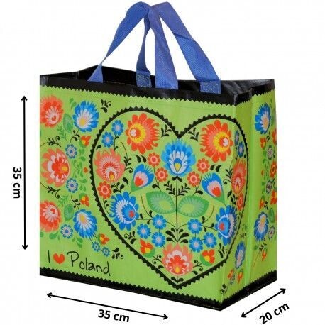Sac de course cabas I love Polska