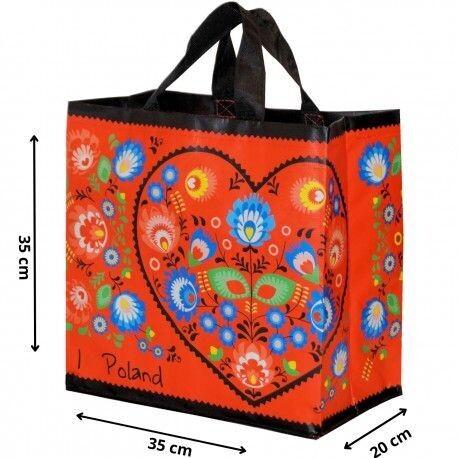 Sac de course cabas I love Polska