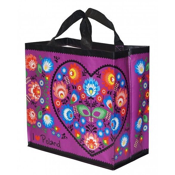 Sac de course cabas I love Polska