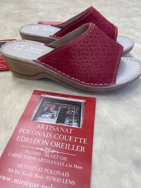 Pantoufles femme nus pieds