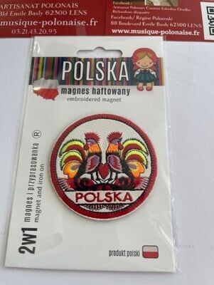 Magnet Ecusson POLSKA Un 2 en 1