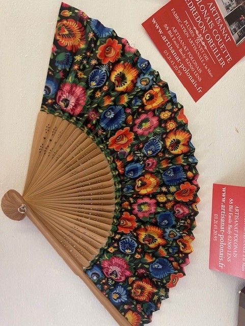 EVENTAIL FOLKLORIQUE POLONAIS