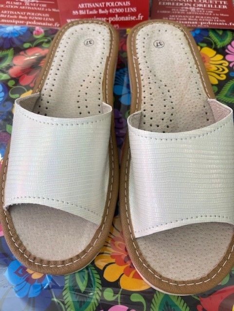 Pantoufles femme nus pieds