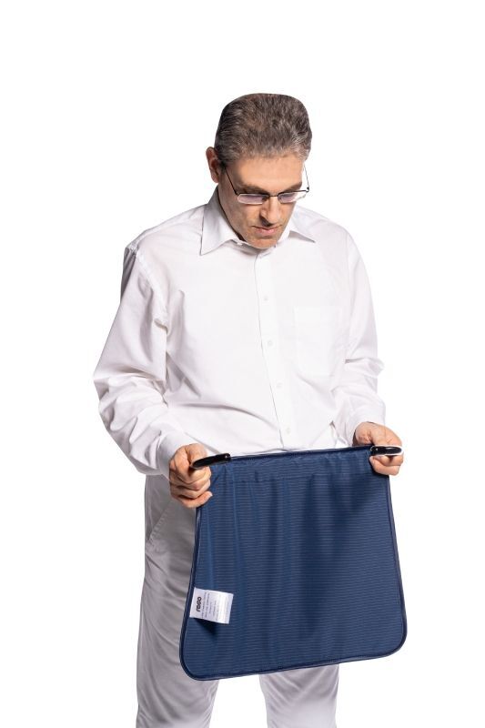 REGO Röntgenschürze - Halbschürze mit Hüftspannbügel oder Klettverschluss Pb 0,50 mm