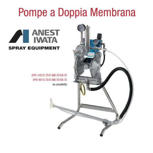 ANEST IWATA POMPA DOPPIA MEMBRANA DPS 120 VERS. ALLUMINIO