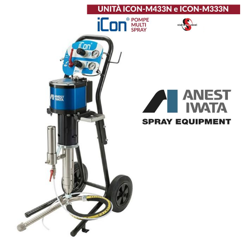 ANEST IWATA POMPA AIRMIX ICON MULTISPRAY INOX 32:1/ 36:1