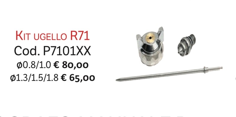 KIT ASTINA, UGELLO E CAPPA ARIA PRONA R71