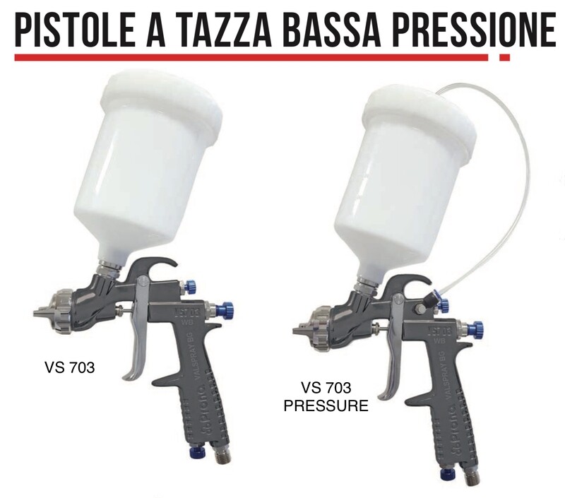 AEROGRAFO PRONA VS 703 CON SERB. 600 ML