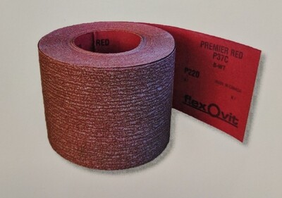 ROTOLO CARTA ROSA PREMIUM RED FLEXOVIT P80/1000 H120X100 Mt