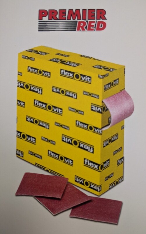 CARTA SPUGNA ROSA FLEXOVIT PREMIUM REDP120/800 H 115X25 MTL