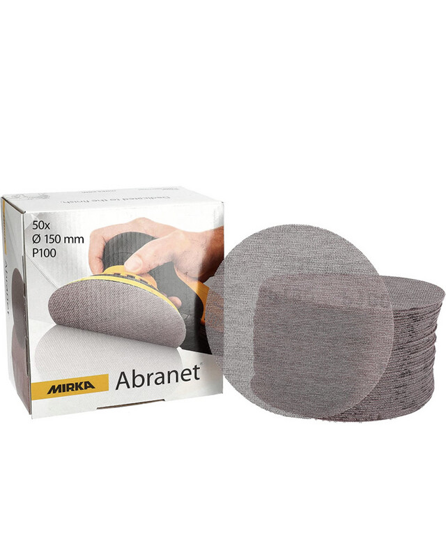 MIRKA ABRANET DISCHI P100/120/150/180/240/320/400 D.150 CONFZ. 50 PZ