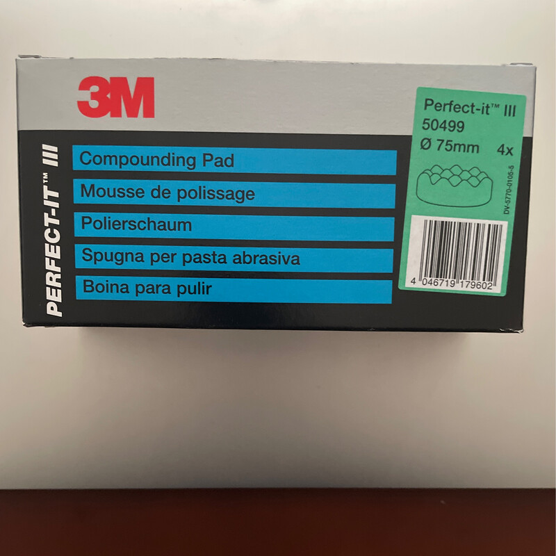3M 50499 SPUGNA VERDE PER PASTA ABRASIVA D. 75
