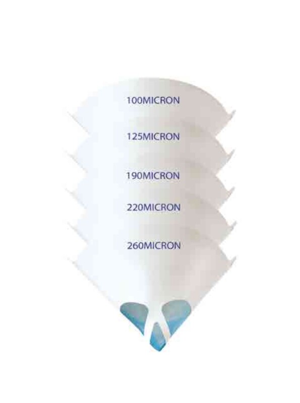 FILTRO CONICO IN CARTA PER VERNICE CONFZ. 250 PZ