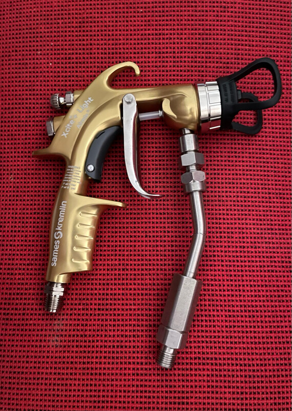 SAMES KREMLIN XCITE LIGHT PISTOLA AIRMIX 240 BAR RACC. 1/4 M CON PORTA FILTRO LAMELLARE