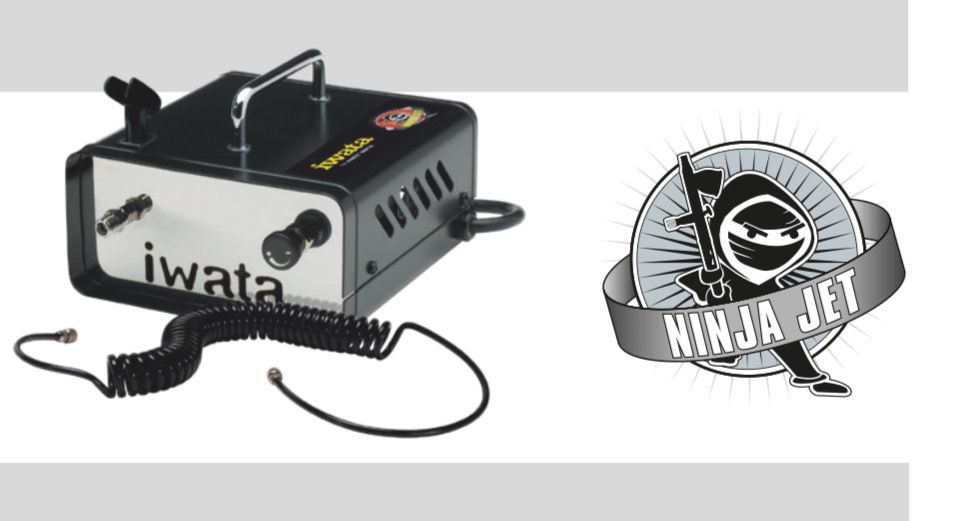 IWATA NINJA JET COMPRESSORE PER AEROPENNE