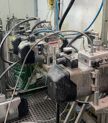 WAGNER COBRA 40-10 e 40-25 POMPA USATA IN BUONO STATO (CAMBIO COLORE A SOLVENTE)