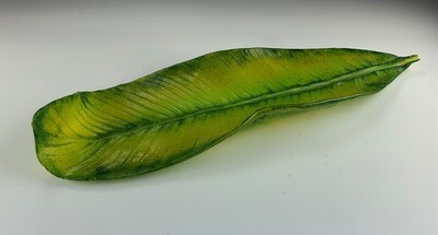 Cast Glass Banana Leaf (Medium)