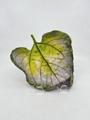 Cast Glass Sunflower Leaf