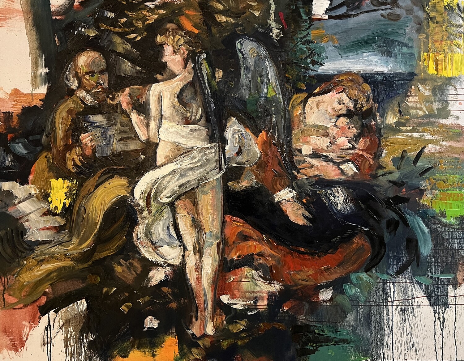 Rest on the Flight Into Egypt (after Caravaggio)