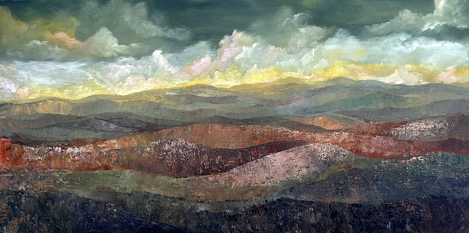 October Sky Over Mountains
