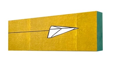 Mini Plane-Yellow with a Green Edge