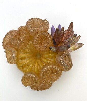 Coral Cluster in Creme Orange