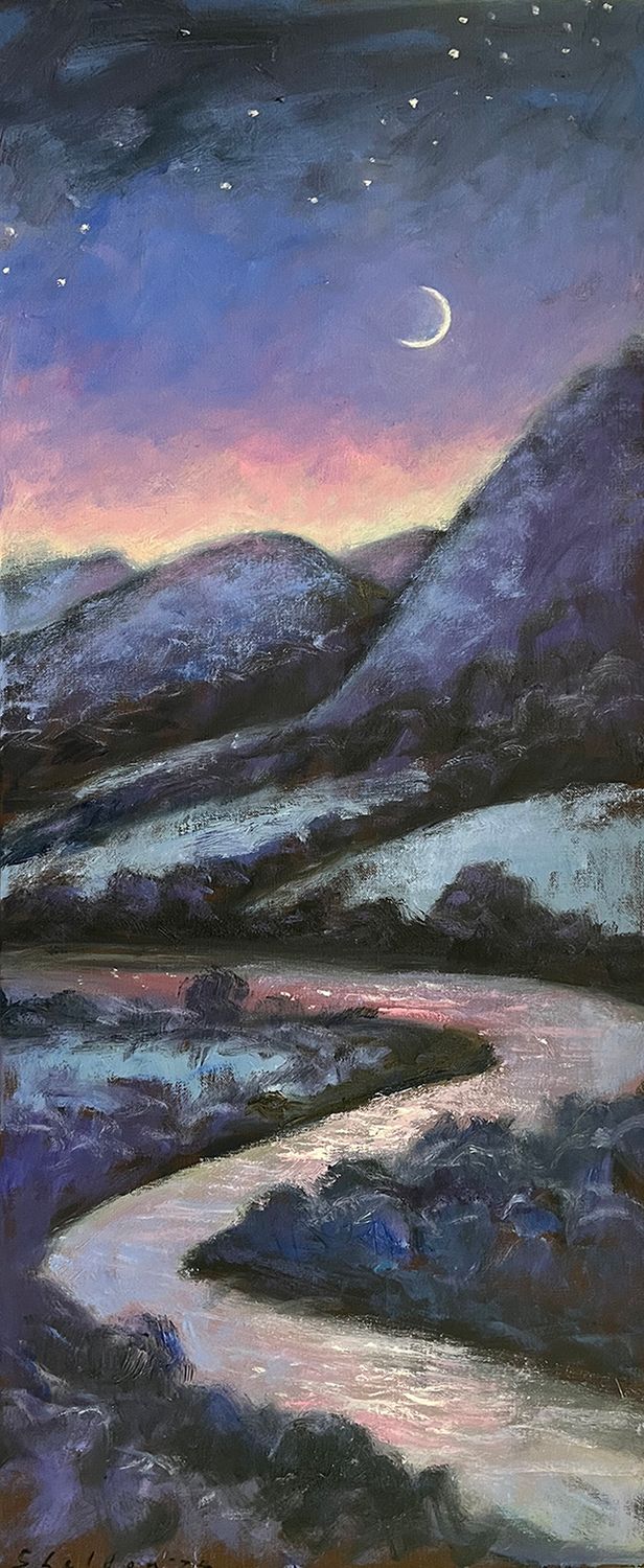 Mountain Nocturne with Lazy River Mountain Nocturne with Lazy River