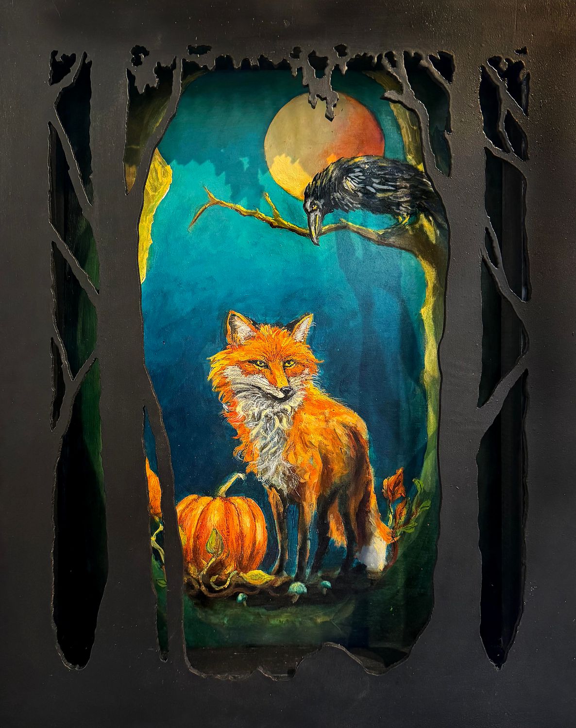 The Fox The Crow and the Pumpkin