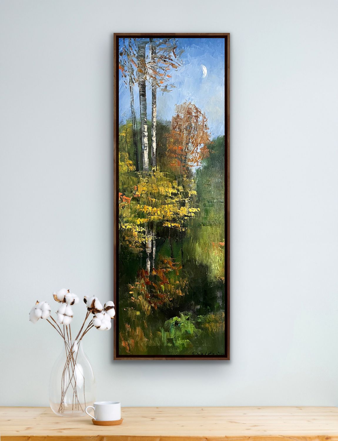 Autumn View (With Moon)