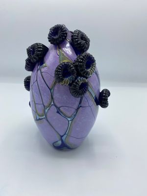 Large Vase with Coral Clusters