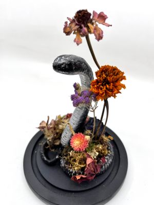 Snake In the Flowers