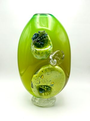 Cairn in Lime Greens