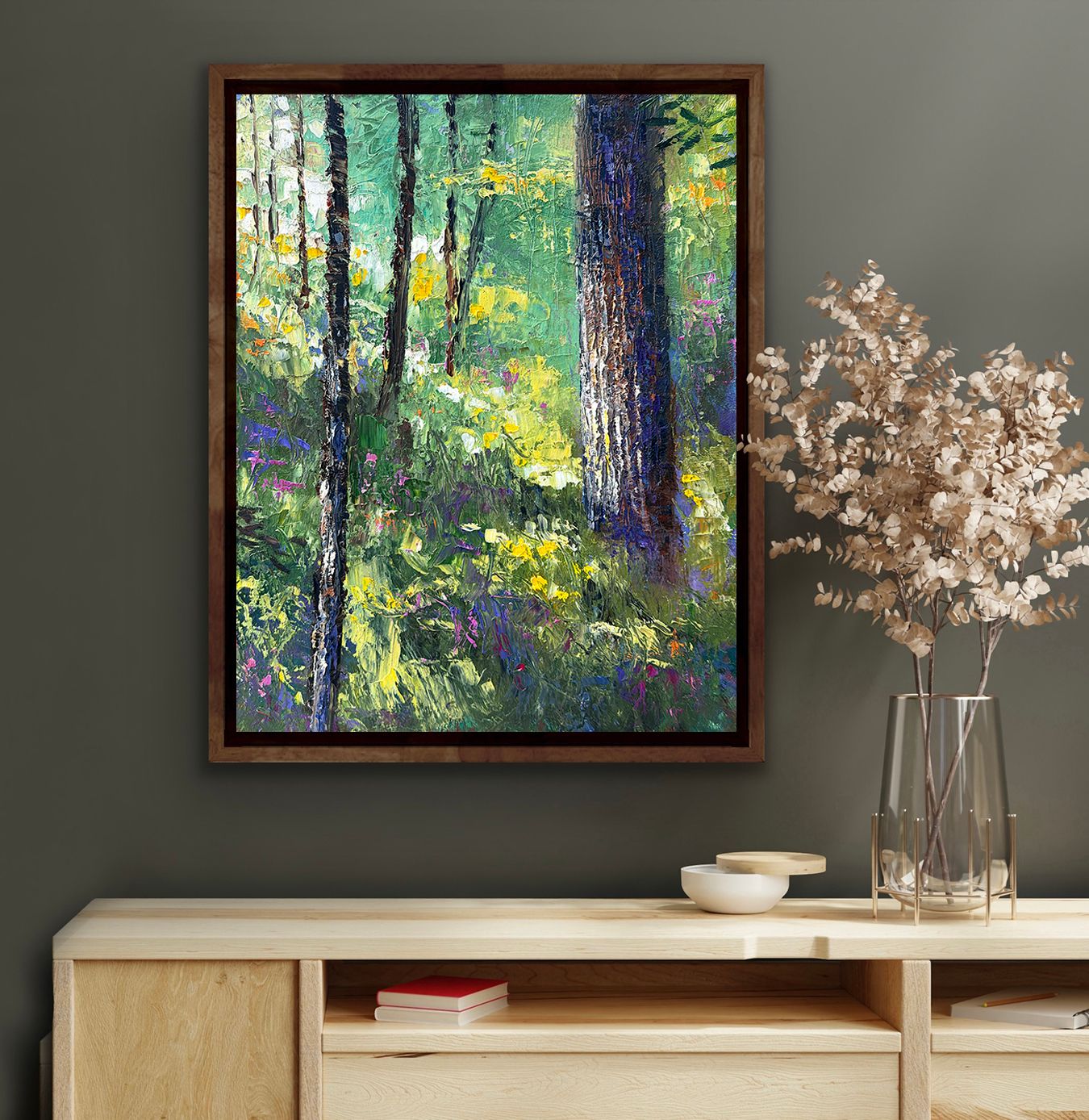 Morning Light, Spring Forest (Study)