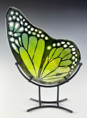 Butterfly Wing in Green