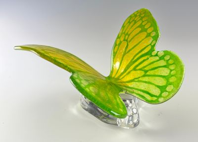 Butterfly on Glass Base