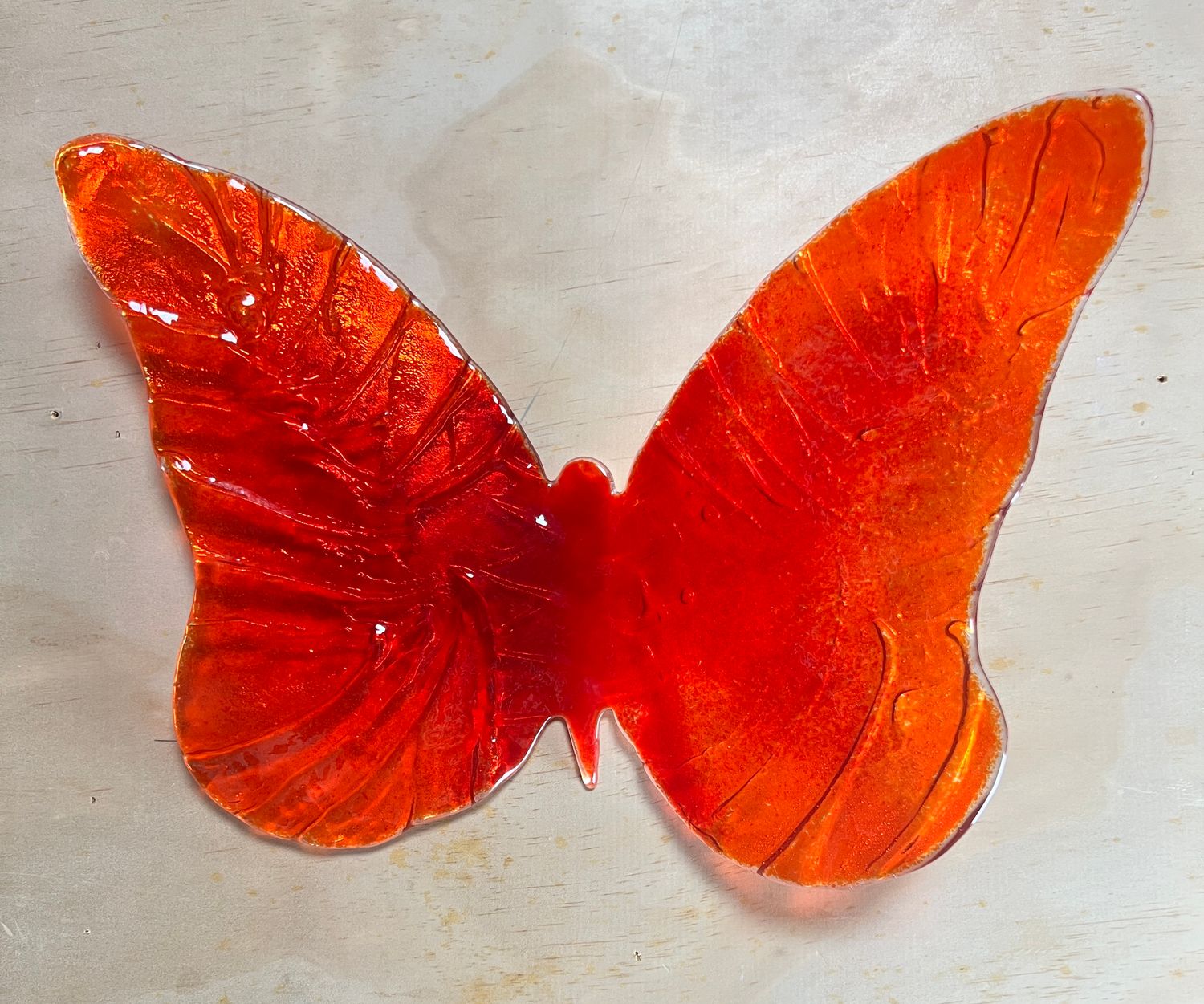 Large Glass Butterfly