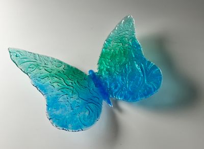 Large Glass Butterfly