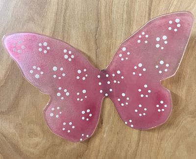 Small Glass Butterfly