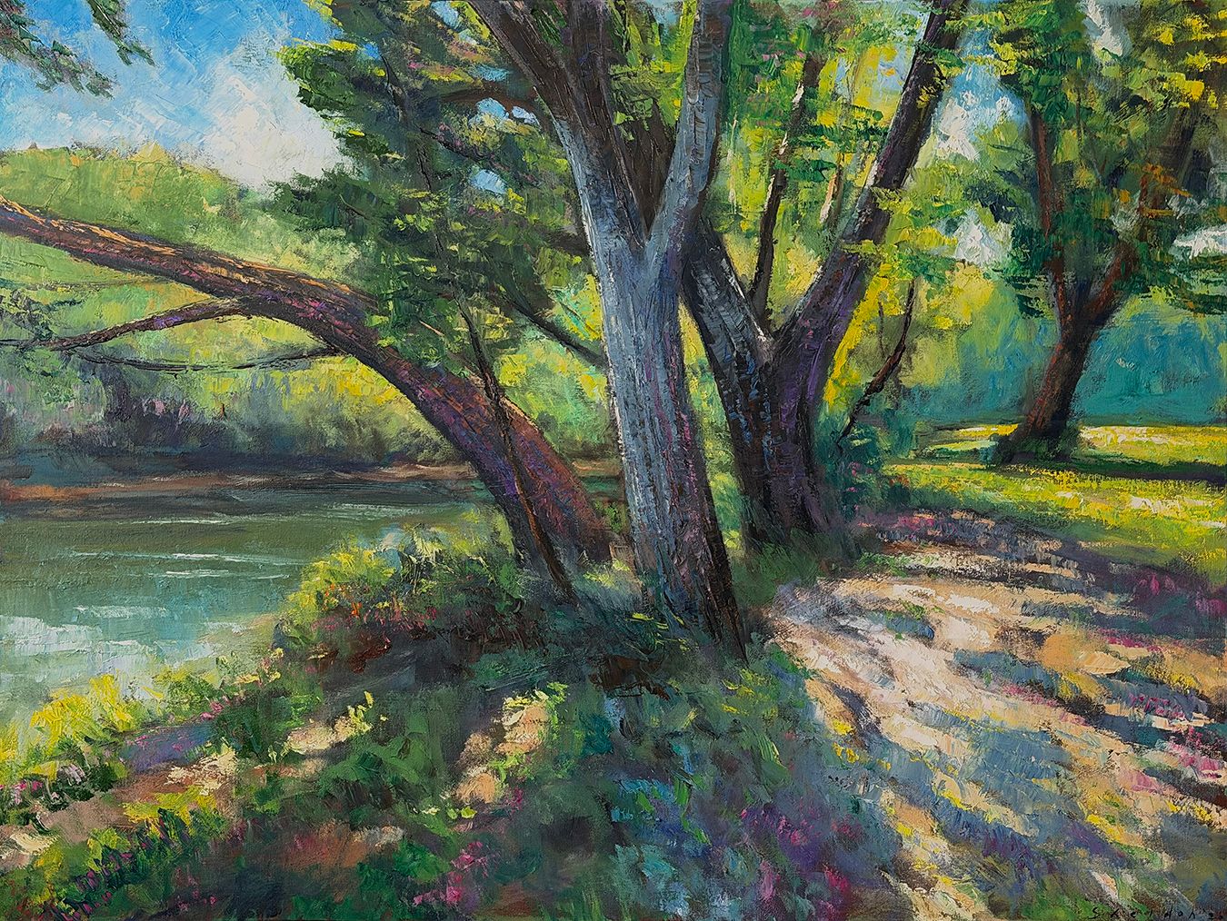 Summer Day Along the French Broad River