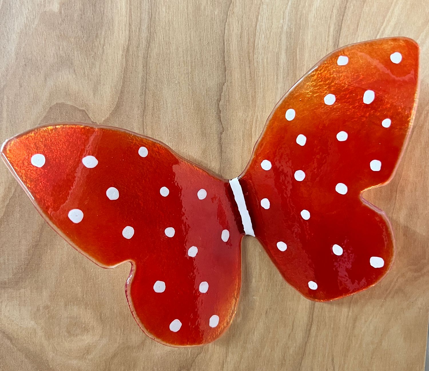 Large Glass Butterfly